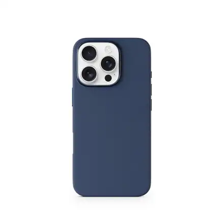 Epico Mag+ Leather Case iPhone 16 Pro - modrá