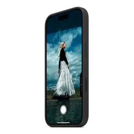 iPhone 16 Pro Max Silicone Case with MagSafe - Akvamarínová