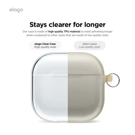 Elago Airpods 4 TPU Hang Case - Clear