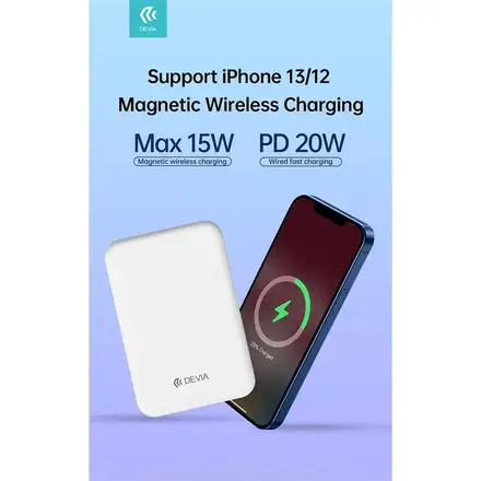 Devia powerbank Smart Series Magnetic Wireless 5000 mAh PD 20W-Black