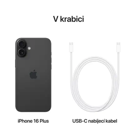iPhone 16 Plus 256GB černá