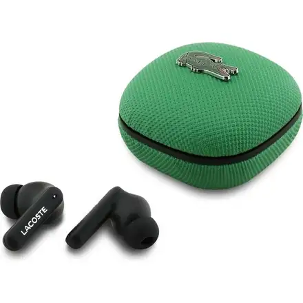 Lacoste Iconic Petit Pique TWS Bezdrátová Sluchátka zelená