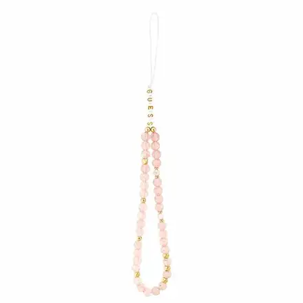 Guess IML Flowers Allover Strap MagSafe kryt iPhone 18 Pro růžový