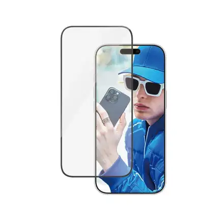 PanzerGlass ochranné sklo UWF pro iPhone 16 Pro-Black Frame