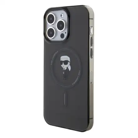 Karl Lagerfeld IML Ikonik MagSafe kryt iPhone 15 Pro Max černý