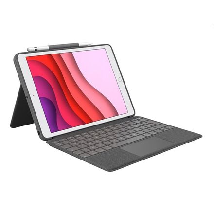 Logitech COMBO TOUCH pro iPad ( 10. gen. a A16)-šedá-CZ/SK