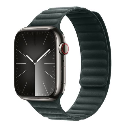 Devia řemínek Deluxe Magnetic Fiber Watch Band 44/45/46mm - Dark Green