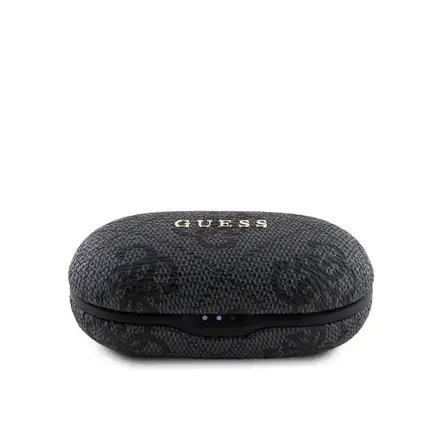 Guess PU 4G Metal Logo TWS Bezdrátová Sluchátka černá