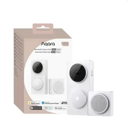 Aqara Smart Home Videozvonek s HUBem, Kamera G410, bílá