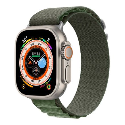 Devia řemínek Deluxe Series Sport5 Nylon Braided Adjustable Band 44/45/49mm - Army Green