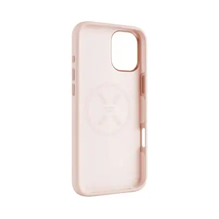 FIXED kryt MagFlow s podporou MagSafe pro Apple iPhone 16, růžový