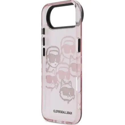Karl Lagerfeld IML Multi K&CH Heads kryt iPhone Air růžový