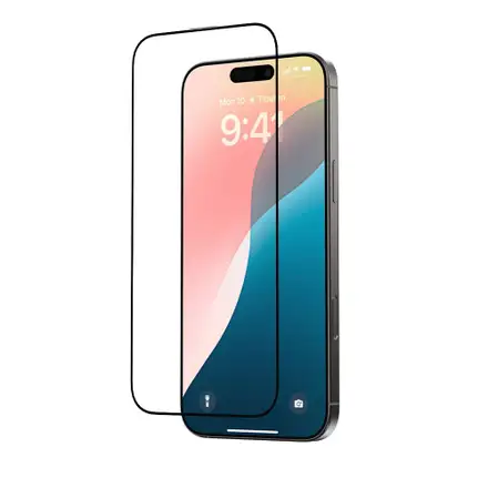 Devia ochranné sklo Star Series pro iPhone 16 Pro - Black Frame