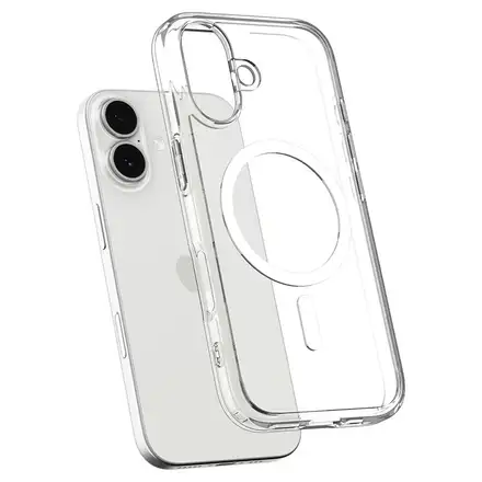 Spigen kryt Ultra Hybrid Magsafe pro iPhone 17 - Clear White