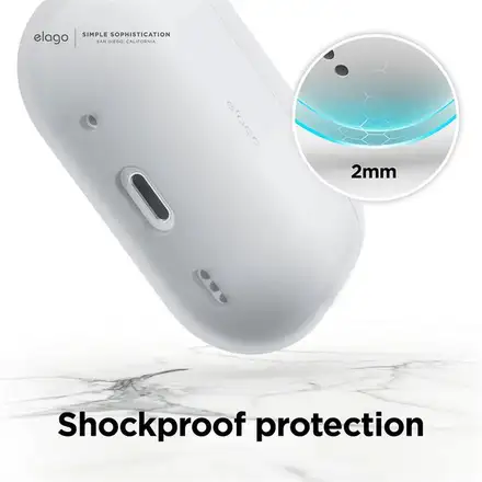 Elago Airpods Pro 2 Silicone Case - Nightglow Blue