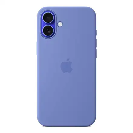 iPhone 16 Plus Silicone Case with MagSafe - Barvínkově fialová