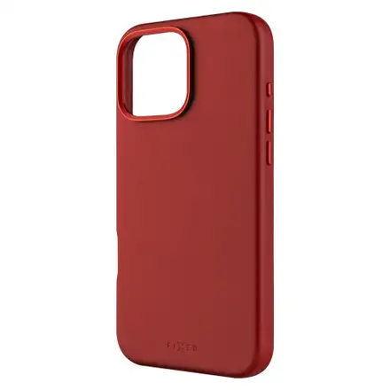 FIXED kryt MagLeather s podporou MagSafe pro Apple iPhone 16 Pro Max, červený