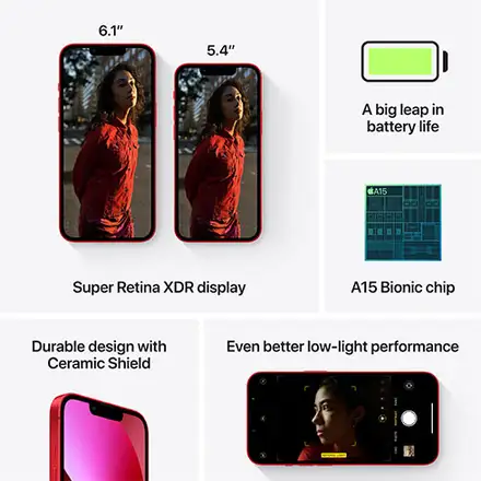 iPhone 13 mini 128 GB (PRODUCT)RED *Třída B*