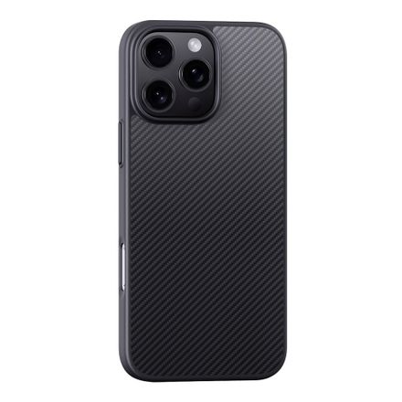 Devia kryt Kevlar Ultra-Thin Magnetic Shockproof Case pro iPhone 16 Plus - Black