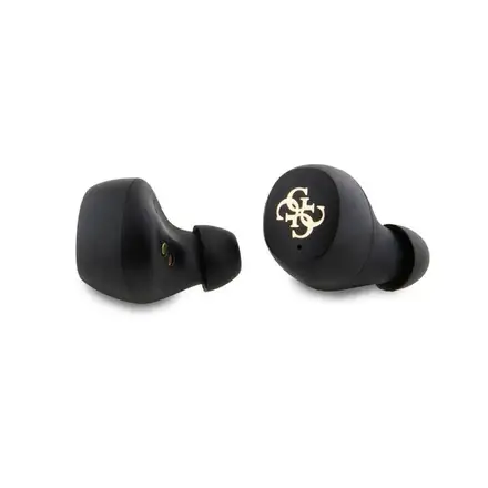 Guess PU 4G Metal Logo TWS Bezdrátová Sluchátka černá