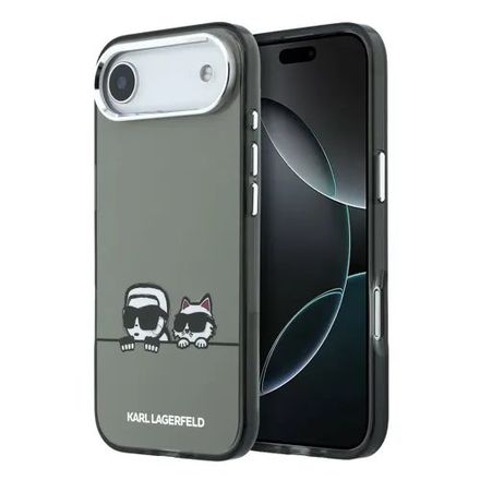 Karl Lagerfeld IML K&C Heads Logo MagSafe MagSafe kryt iPhone Air černý