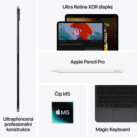 iPad Pro 11" Wi-Fi 512GB Vesmírně černý (2025)