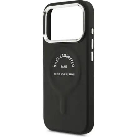 Karl Lagerfeld PU RSG Logo MagSafe kryt iPhone 17 Pro Max černý
