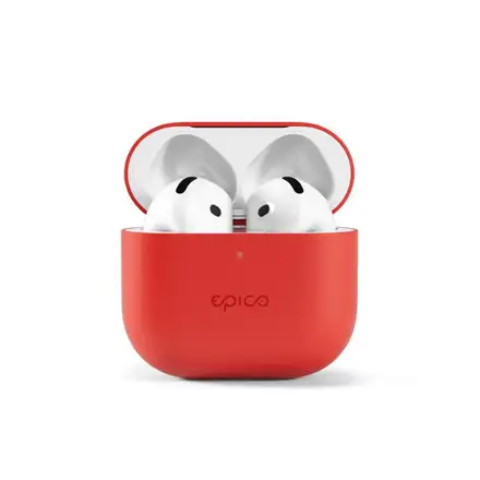 Epico Silicone Cover Airpods 4/4 ANC/5 - červená