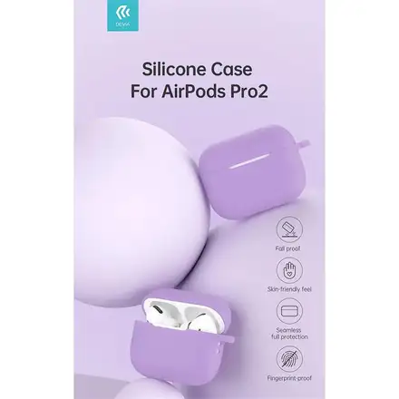 Devia pouzdro Silicone Suit Case pro Apple AirPods Pro 2 - Army Green