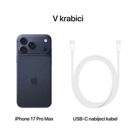 iPhone 17 Pro Max 1TB Temně modrá