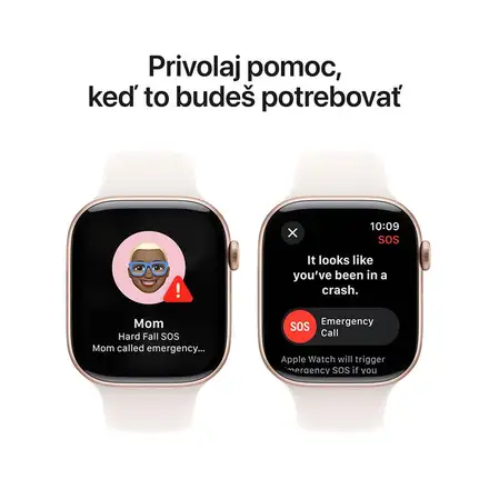 Apple Watch Series 10 GPS 42mm Růžově zlatý hliník *Třída B*