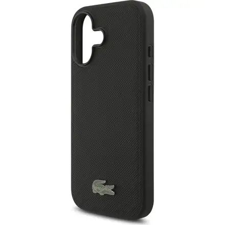 Lacoste Iconic Petit Pique MagSafe kryt + peněženka iPhone 17 černý
