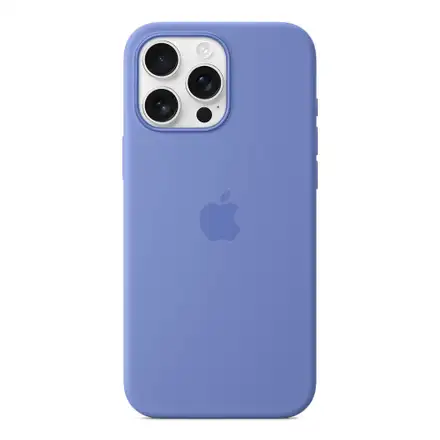 iPhone 16 Pro Max Silicone Case with MagSafe - Barvínkově fialová